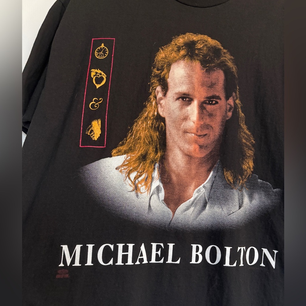 Vintage 1993-1994 Michael Bolton Tour T-Shirt - Extra Large - Picture 2 of 6